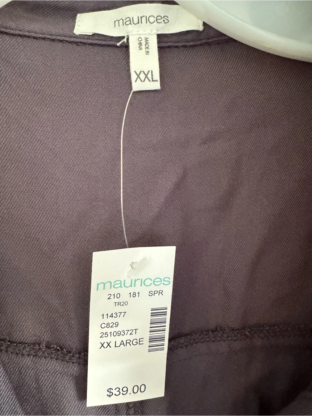 Maurices Charcoal Gray Button-Front Shirt Dress - Picture 6 of 8